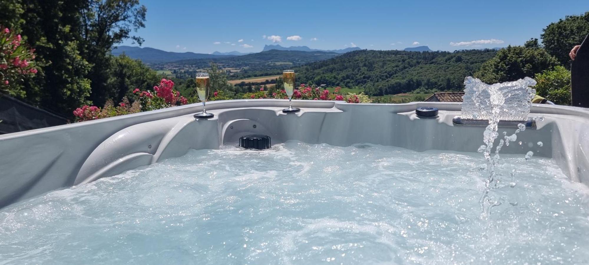 Le Silence Des Bois Sejour Romantique Et Bien-Etre Villa Étoile-sur-Rhône Esterno foto